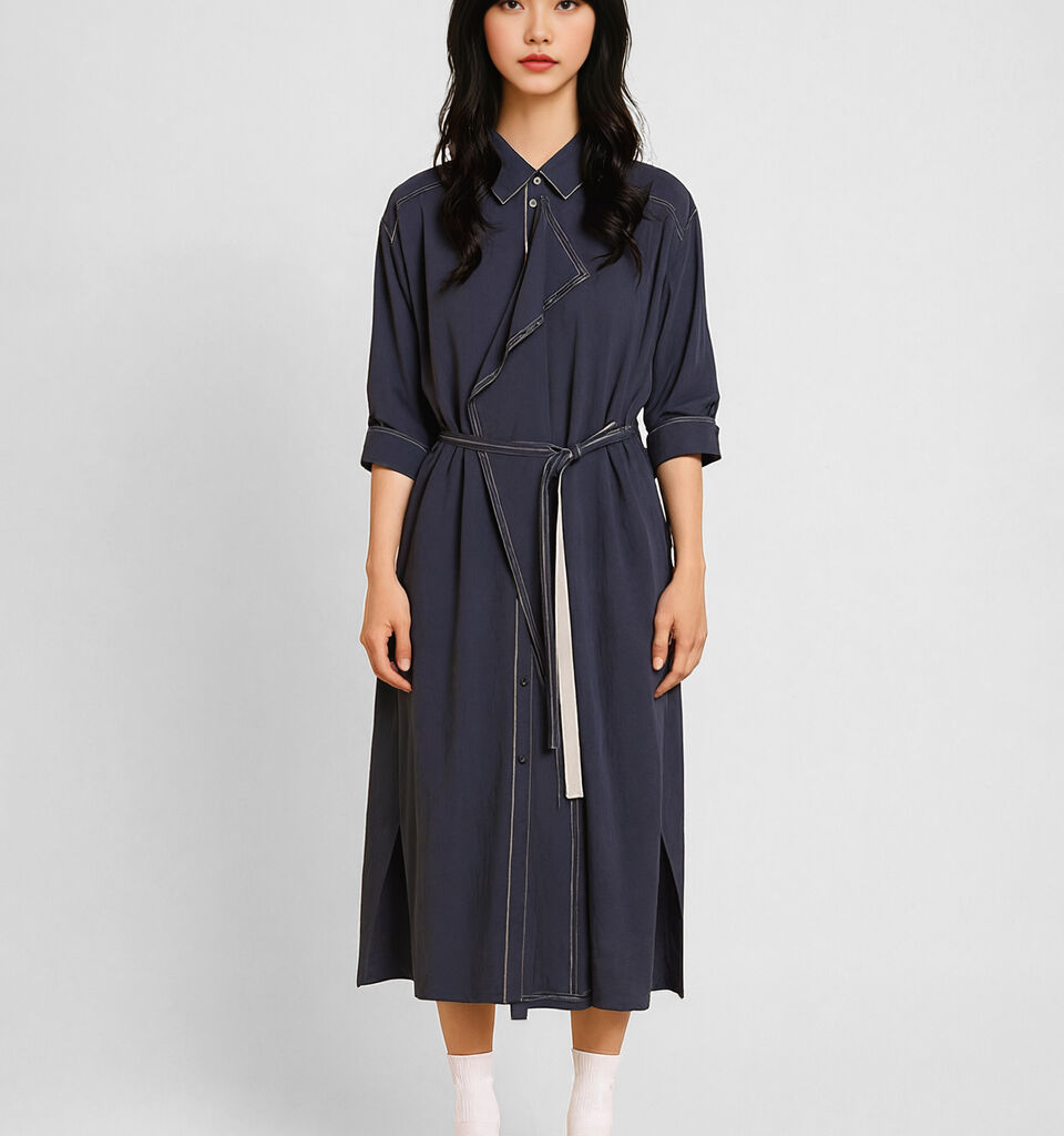 DRESS - sisley k dresses - Dark Gray | Sisley K image number 1